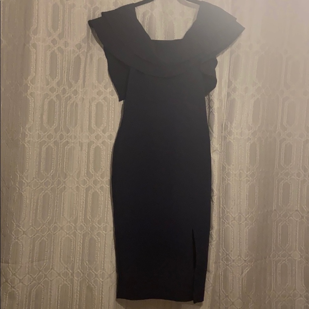 Elegant navy blue dress